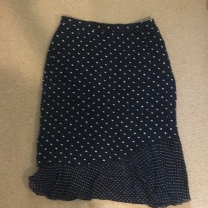 Catherina Hepfer Polk dot skirt